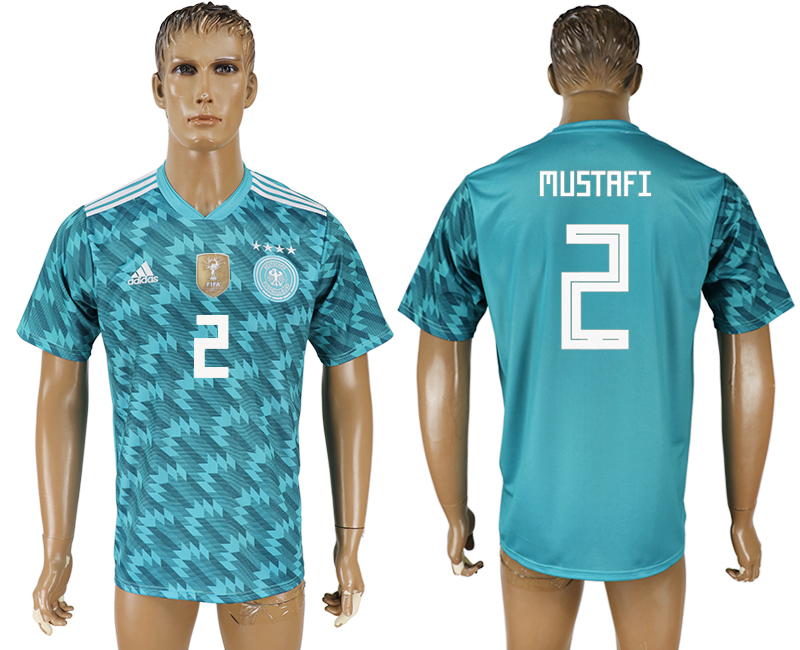 2018 world cup Maillot de foot GERMANY #2 MUSTAFI BLUE.jpg